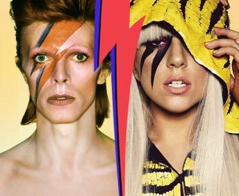 davidbowie闪电妆,davidbowie闪电 从david bowie到lady gaga