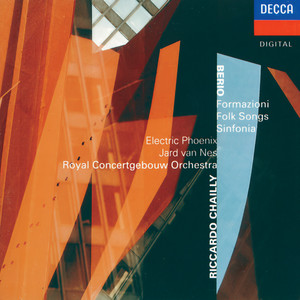 Berio: Formazioni; Folk Songs; Sinfonia (ベリオ:シンフォニア)