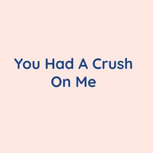 you had a crush on me