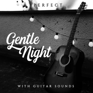 perfect gentle night with guitar sounds