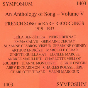 An Anthology of Song, Vol. 5 (1910-1943)