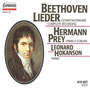 BEETHOVEN, L. van: Lieder (Coburn, Prey)