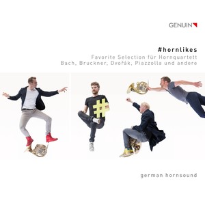 Arrangements for Horn Quartet - HANDEL, G.F. / PERGOLESI, G.B. / DVOŘÁK, A. / BRUCKNER, A. / MENDELSSOHN, Felix (#hornlikes) (German Hornsound)