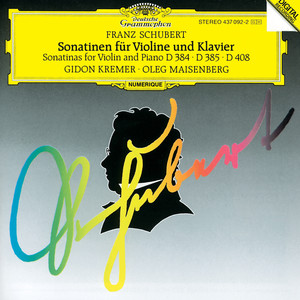 Schubert: Sonatinas For Violin And Piano, Op. Posth. 173