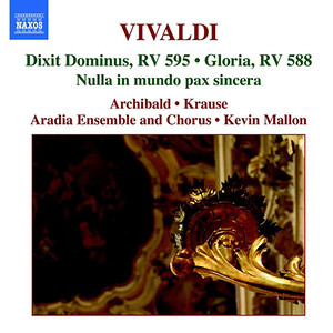 VIVALDI, A.: Sacred Music, Vol. 1 (Aradia Ensemble)