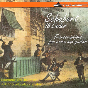 SCHUBERT, F.: 18 Lieder (arr. for voice and guitar)