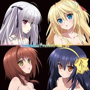 TVアニメ「アブソリュート・デュオ」EDテーマシングル「Believe×Believe/アップルティーの味/2/2」歌:ユリエ=シグトゥーナ (CV:山本希望) /ユリエ=シグトゥーナ (CV:山本希望) ×リーリス=ブリストル (CV:山崎はるか) /穂高みやび (CV:今村彩夏) ×橘巴 (CV:諏訪彩花) (TV动画《绝对双刃》ED专辑《Believe×Believe / 苹果茶的味道 / 2/2》)