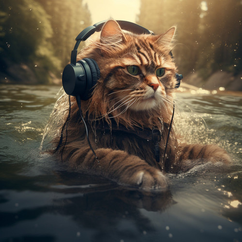 Water Whiskers: Cats Soothing Purrs