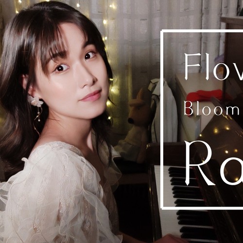 Flower Blooming In Rain