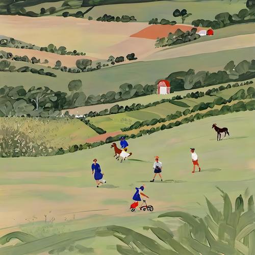 田野里的欢乐时光