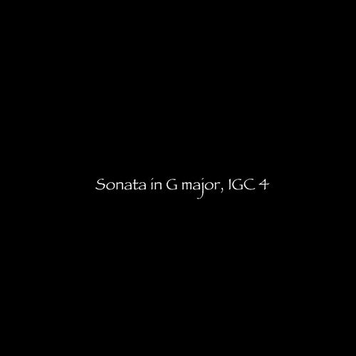Sonata in G major, IGC 4