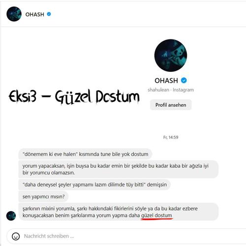 Güzel Dostum (Ohash Cevap) [Explicit]