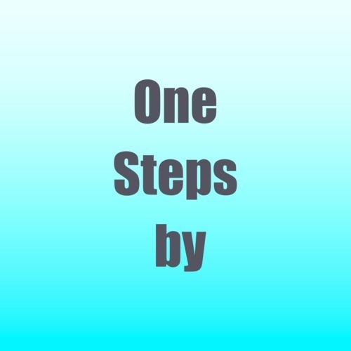 one steps by
