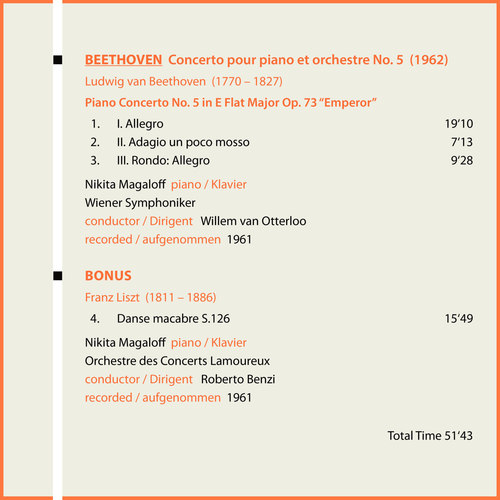 Milestones of a Piano Legend: Nikita Magaloff, Vol. 4