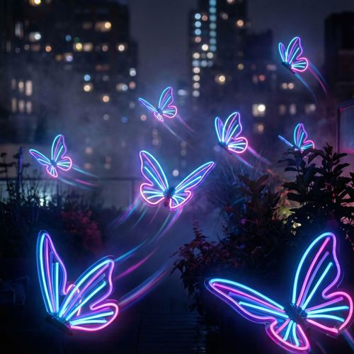Neon Butterflies