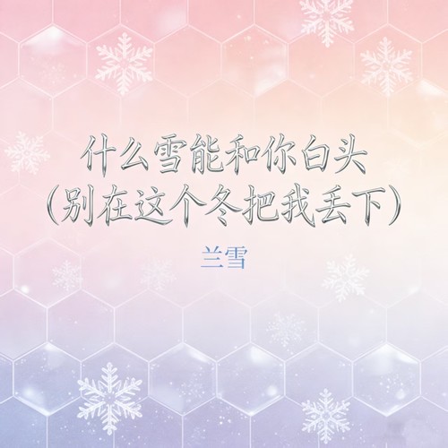 什么雪能和你白头 (别在这个冬把我丢下)