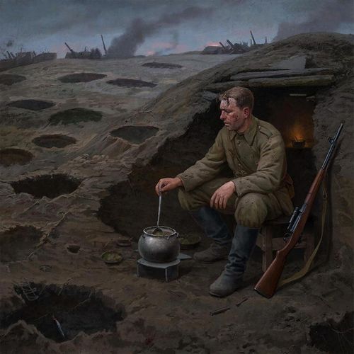 В полях где гремела сталь