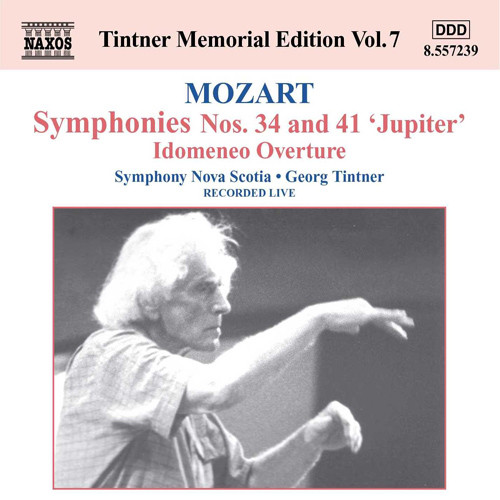 MOZART: Symphonies Nos. 34 and 41 (Tintner Edition 7)