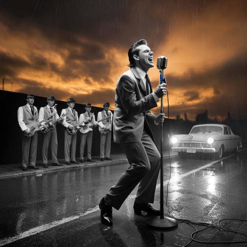 A rainy stormy autumn night (feat. Wyatt Stewart & The Johnny Rebs)