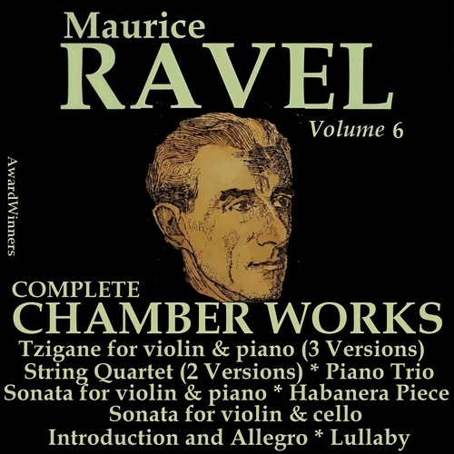 Ravel, Vol. 6 : Chamber Works