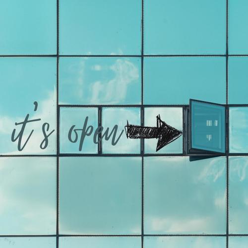 its open