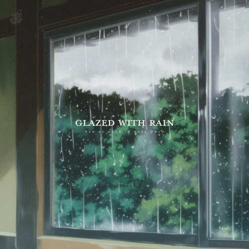 glazed with rain