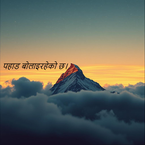 पहाड बोलाइरहेको छ।