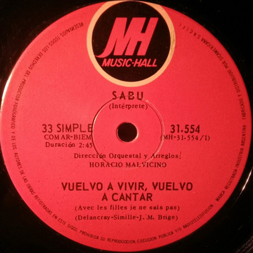 Vuelvo A Vivir, Vuelto A Cantar