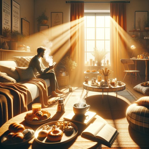 Morning + Coffee = Relaxation and Motivation