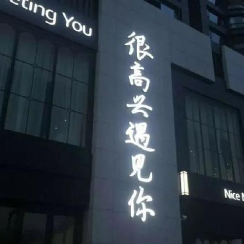 很高兴遇见你