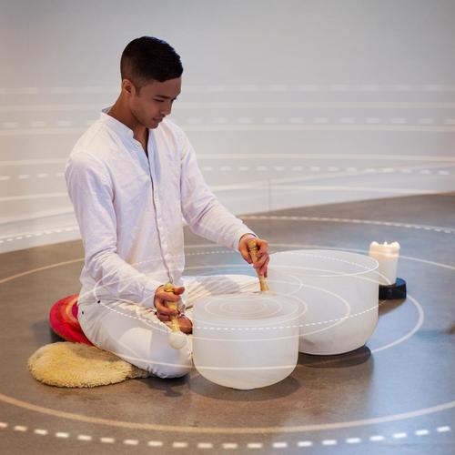 Crystal Bowl Savasana Heart Melting