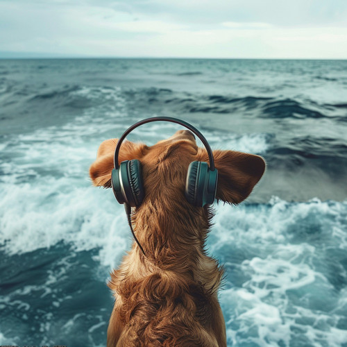 Oceanic Tunes: Beachside Serenity for Dogs