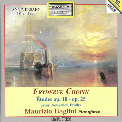 Fryderyk Chopin : Études Op. 10, Op. 25 / Trois nouvelles études