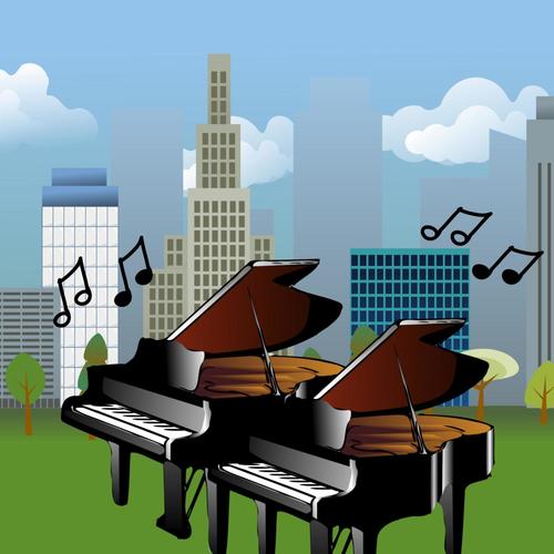 A Jazzy Day (Piano Duo)