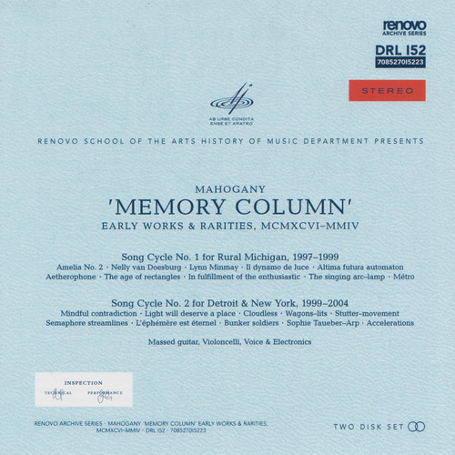 Memory Column, Early Works & Rarities