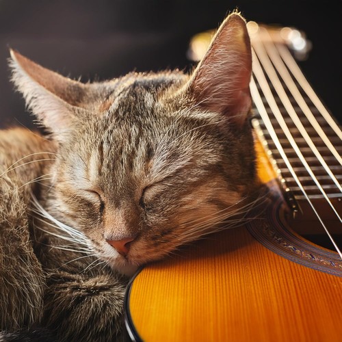 Bigotes Elegantes: Música De Guitarra Para Gatos