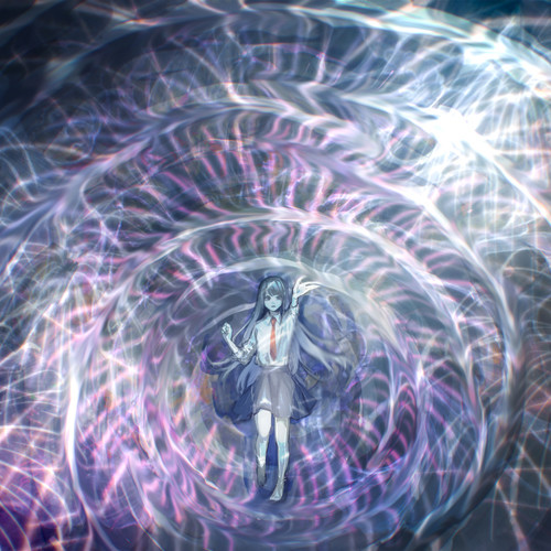 消えゆく火花と夏の空