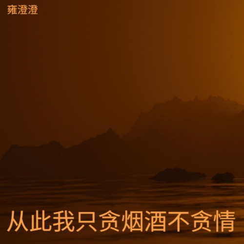 从此我只贪烟酒不贪情