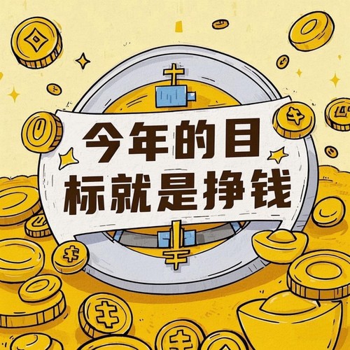 今年的目标就是挣钱