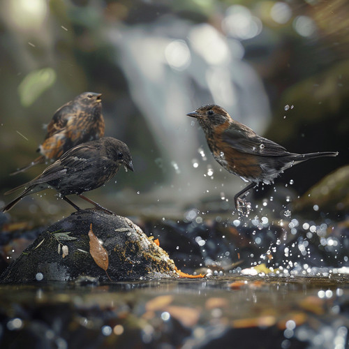 Binaural Creek and Birds for Dogs' Nature Calm