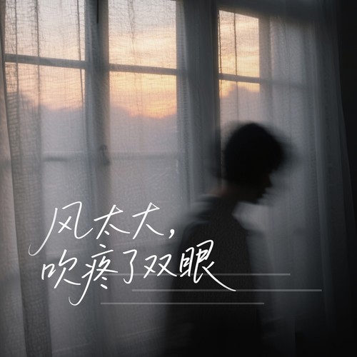 风太大吹疼了双眼