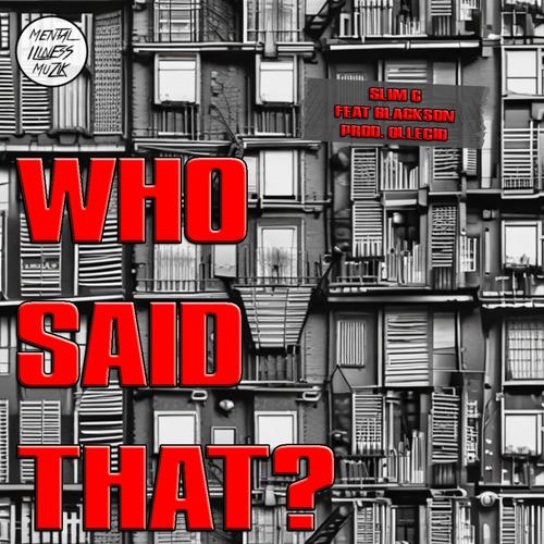 Who said that? (feat. Blackson & Mental Illness Muzik) [Explicit]