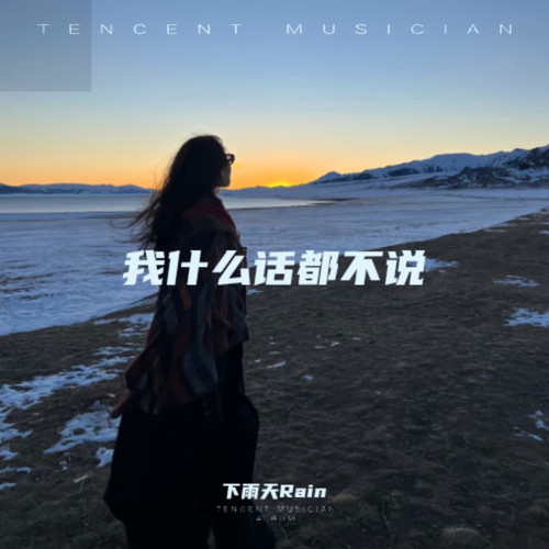 我什么话都不说