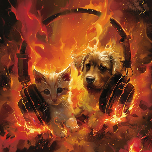 Fire's Comfort: Music for Pet Relaxation