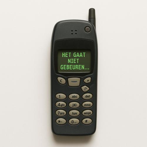 Het gaat niet gebeuren