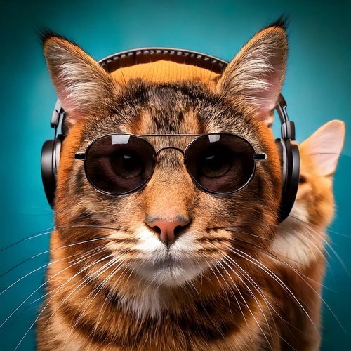Midnight Meow Beats: Hip Hop for Cats