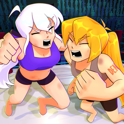 THE GIRLS ARE FIGHTING