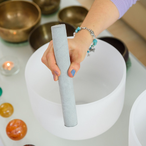 Meditative Harmony: Enchanting Crystal Singing Bowl Waterfall Meditation