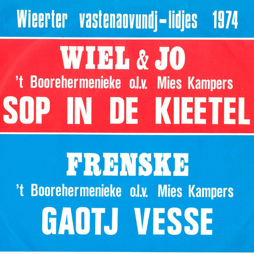 Wieërter Vastenaovundjlidjes 1974