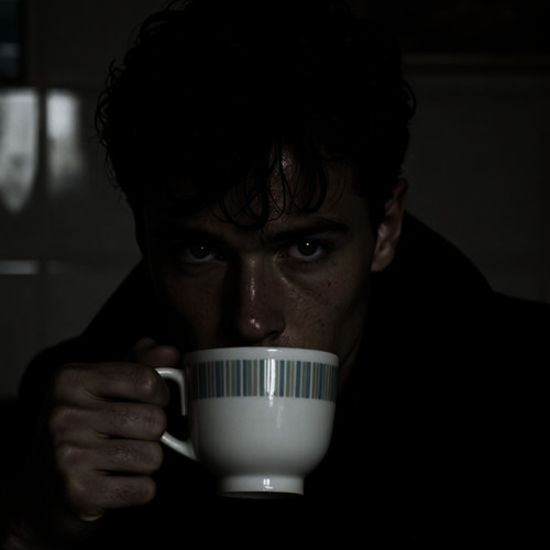 Sittin' on my couch in my living room